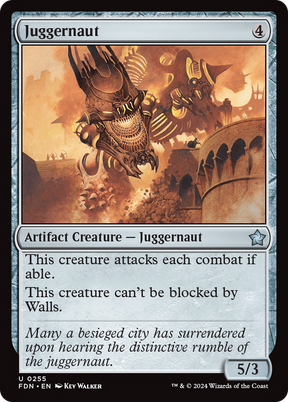 Magic: The Gathering - Juggernaut Foil - Foundations