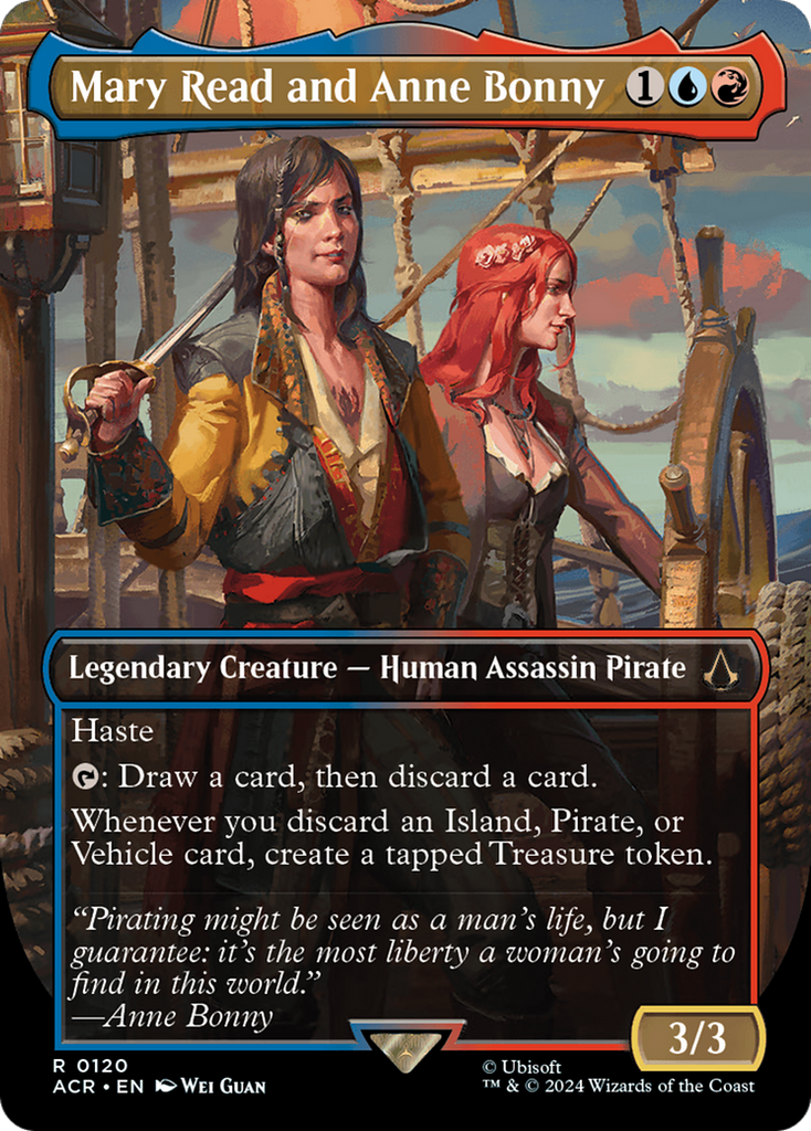 Magic: The Gathering - Mary Read and Anne Bonny Foil - Assassin's Creed