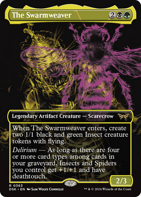 Magic: The Gathering - The Swarmweaver - Duskmourn: House of Horror