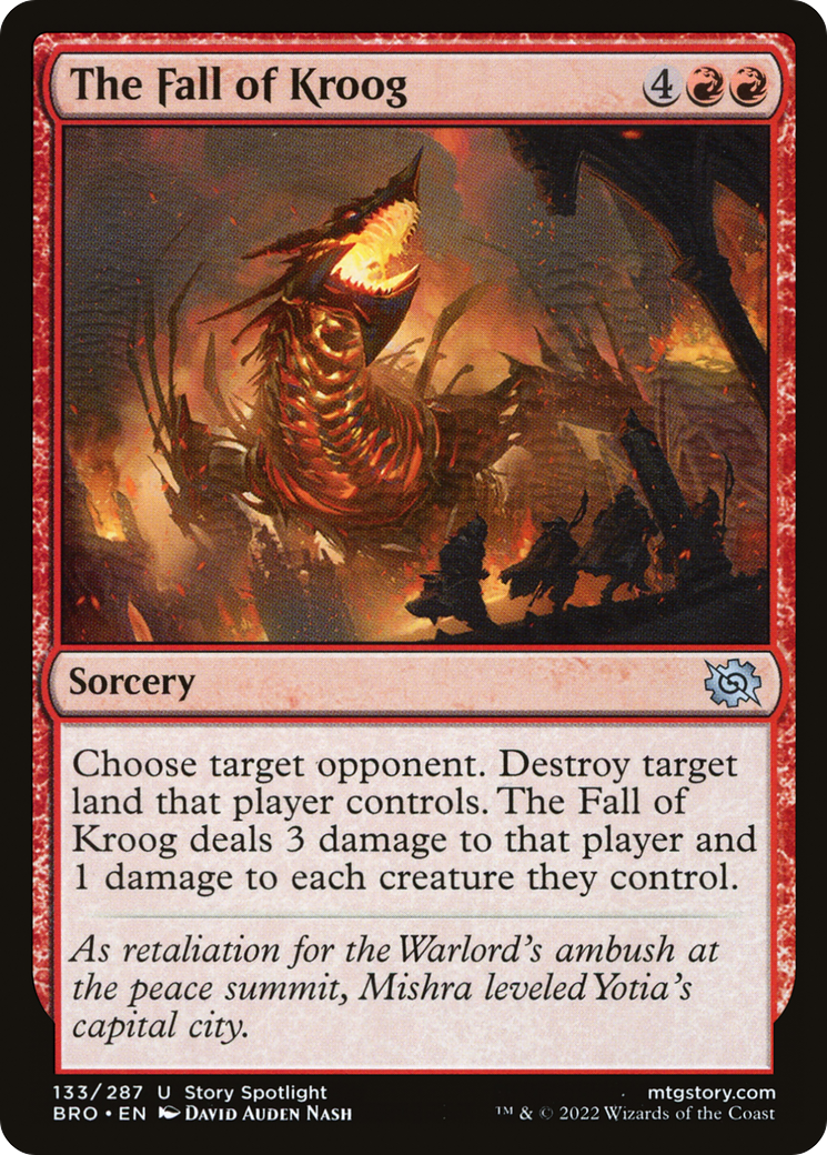 Magic: The Gathering - The Fall of Kroog Foil - The Brothers' War