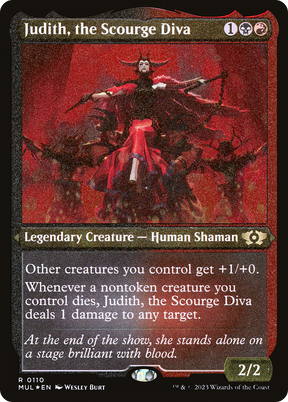 Magic: The Gathering - Judith, the Scourge Diva Foil - Multiverse Legends
