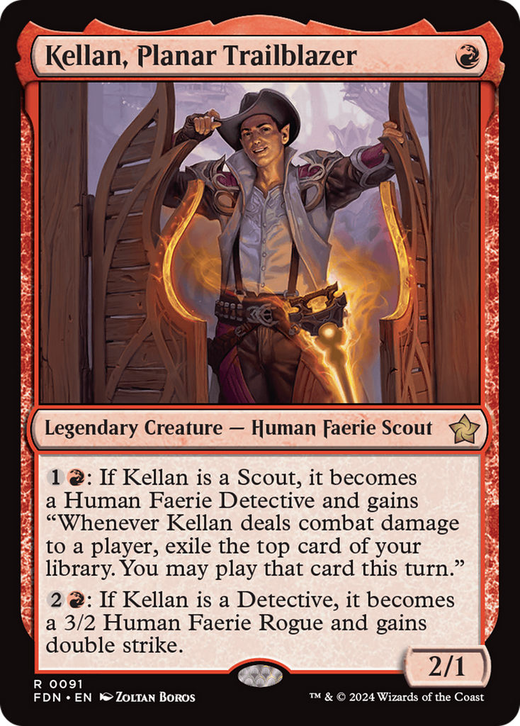 Magic: The Gathering - Kellan, Planar Trailblazer Foil - Foundations