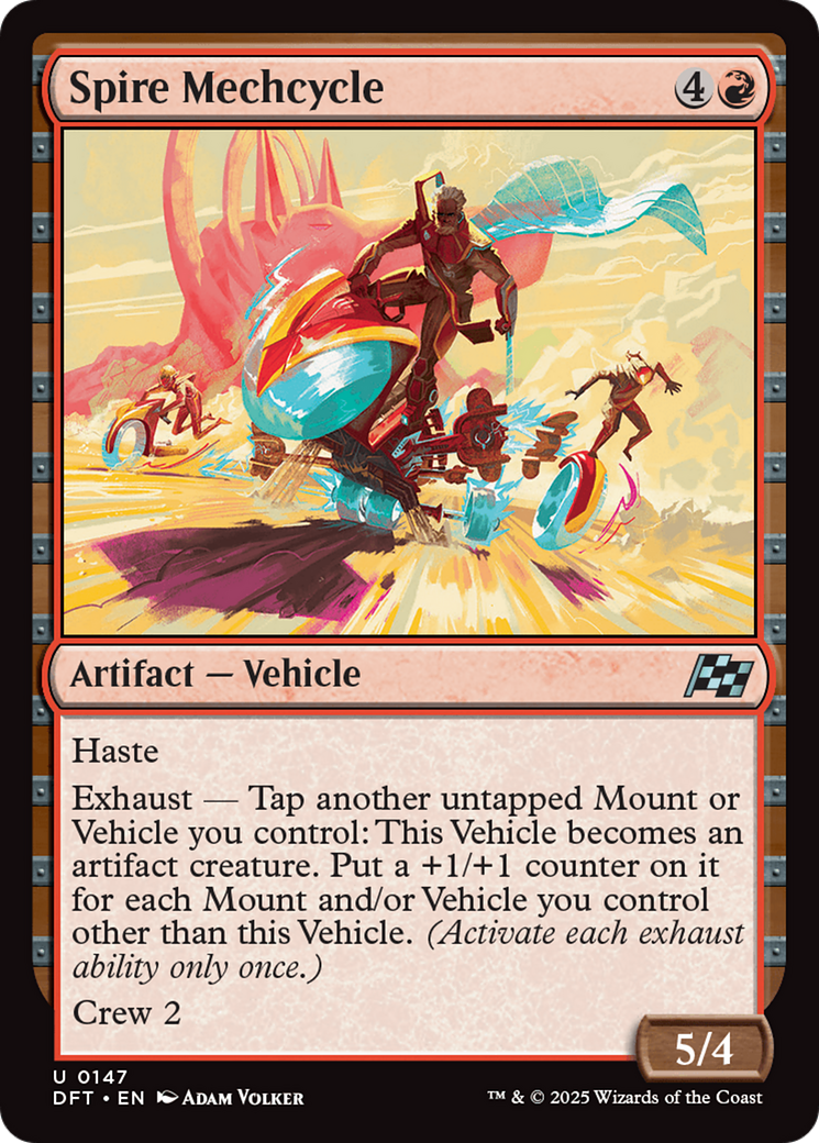 Magic: The Gathering - Spire Mechcycle Foil - Aetherdrift