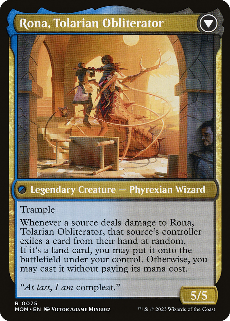 Magic: The Gathering - Rona, Herald of Invasion // Rona, Tolarian Obliterator - March of the Machine