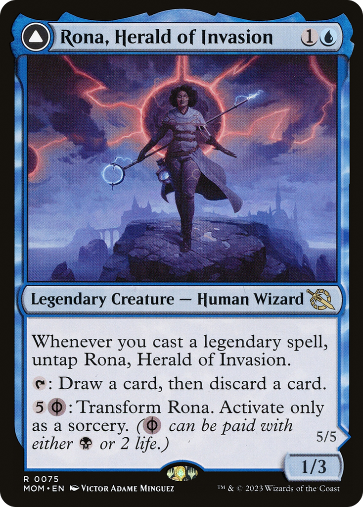 Magic: The Gathering - Rona, Herald of Invasion // Rona, Tolarian Obliterator - March of the Machine