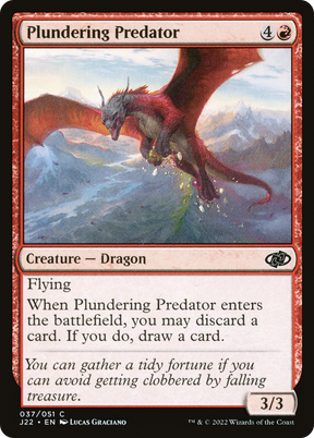Magic: The Gathering - Plundering Predator - Jumpstart 2022