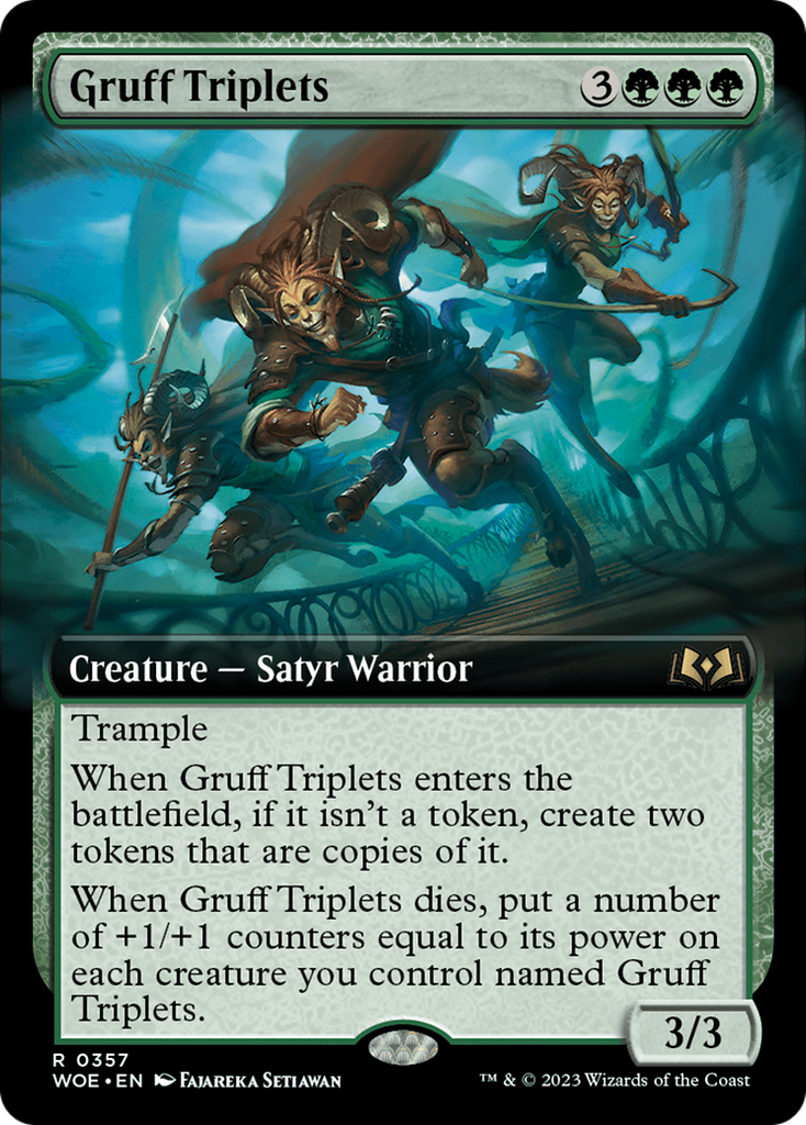 Magic: The Gathering - Gruff Triplets - Wilds of Eldraine