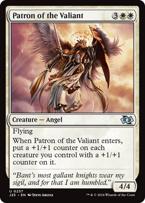 Magic: The Gathering - Patron of the Valiant - Foundations Jumpstart