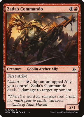 Magic: The Gathering - Zada's Commando Foil - Oath of the Gatewatch