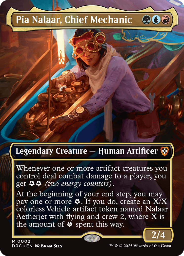 Magic: The Gathering - Pia Nalaar, Chief Mechanic Foil - Aetherdrift Commander