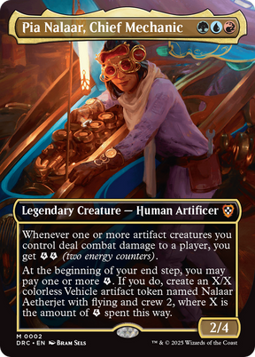 Magic: The Gathering - Pia Nalaar, Chief Mechanic Foil - Aetherdrift Commander