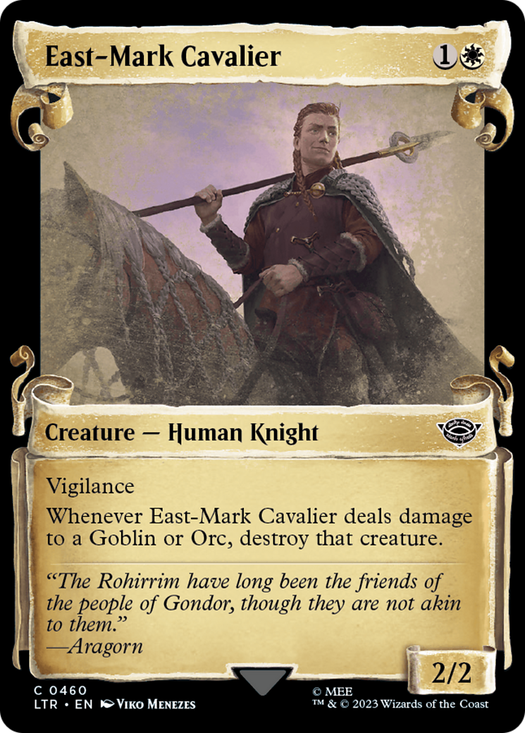 Magic: The Gathering - East-Mark Cavalier - The Lord of the Rings: Tales of Middle-earth