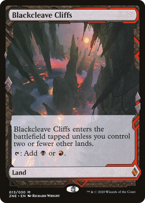 Magic: The Gathering - Blackcleave Cliffs Foil - Zendikar Rising Expeditions