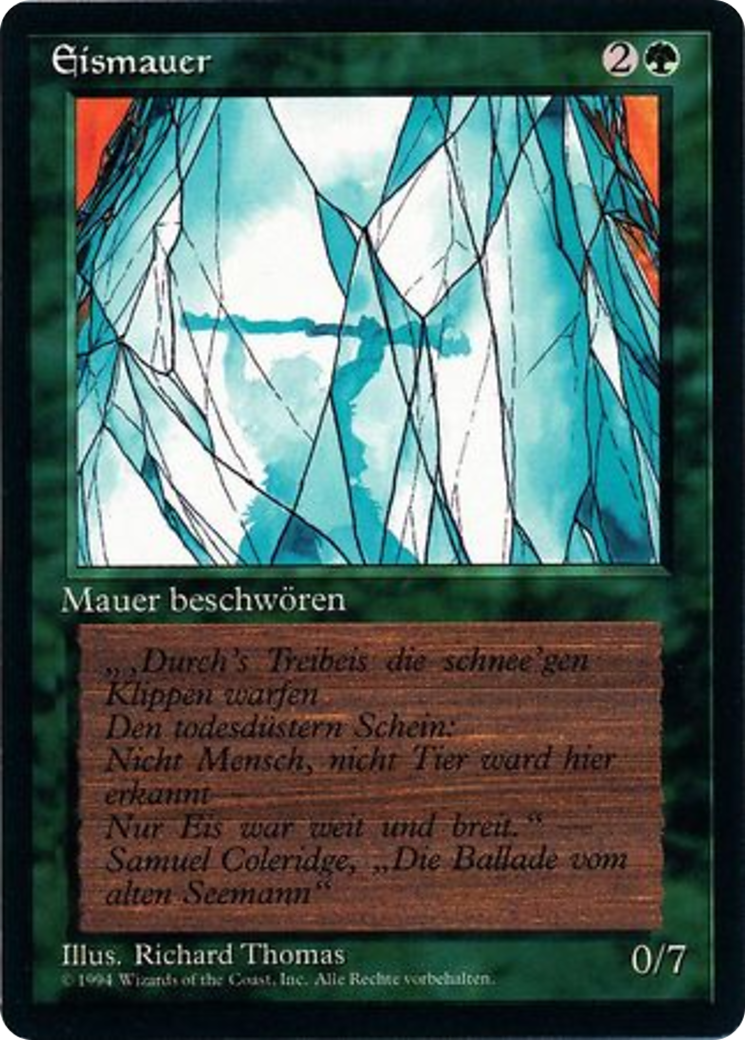Magic: The Gathering - Eismauer - Foreign Black Border