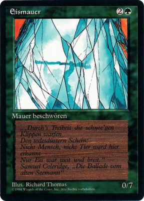 Magic: The Gathering - Eismauer - Foreign Black Border