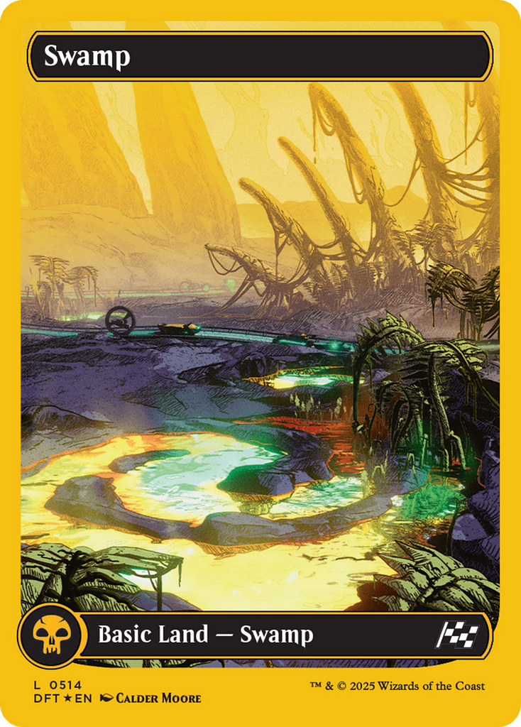 Magic: The Gathering - Swamp #514 Foil - Aetherdrift