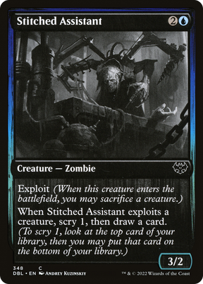 Magic: The Gathering - Stitched Assistant Foil - Innistrad: Double Feature