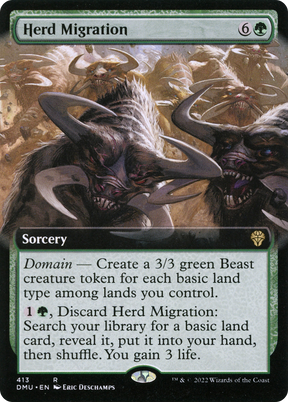 Magic: The Gathering - Herd Migration Foil - Dominaria United