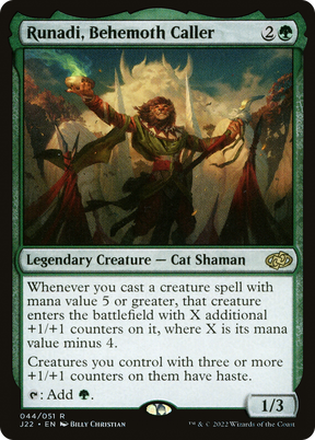Magic: The Gathering - Runadi, Behemoth Caller - Jumpstart 2022