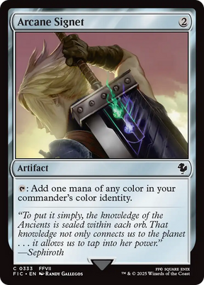 Magic: The Gathering - Arcane Signet - Final Fantasy Commander