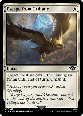 Magic: The Gathering - Escape from Orthanc Foil - The Lord of the Rings: Tales of Middle-earth