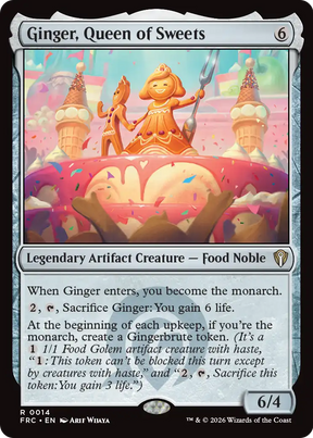 Magic: The Gathering - Ginger, Queen of Sweets - Reality Fracture Commander