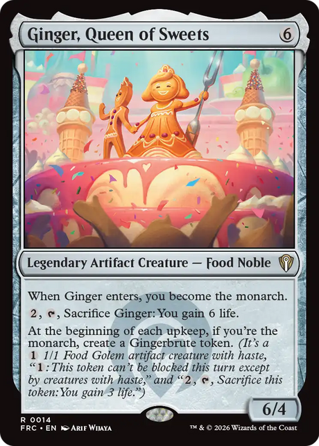 Magic: The Gathering - Ginger, Queen of Sweets - Reality Fracture Commander