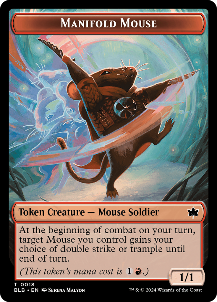 Magic: The Gathering - Manifold Mouse Token - Bloomburrow Tokens