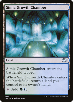 Magic: The Gathering - Simic Growth Chamber Foil - Double Masters 2022
