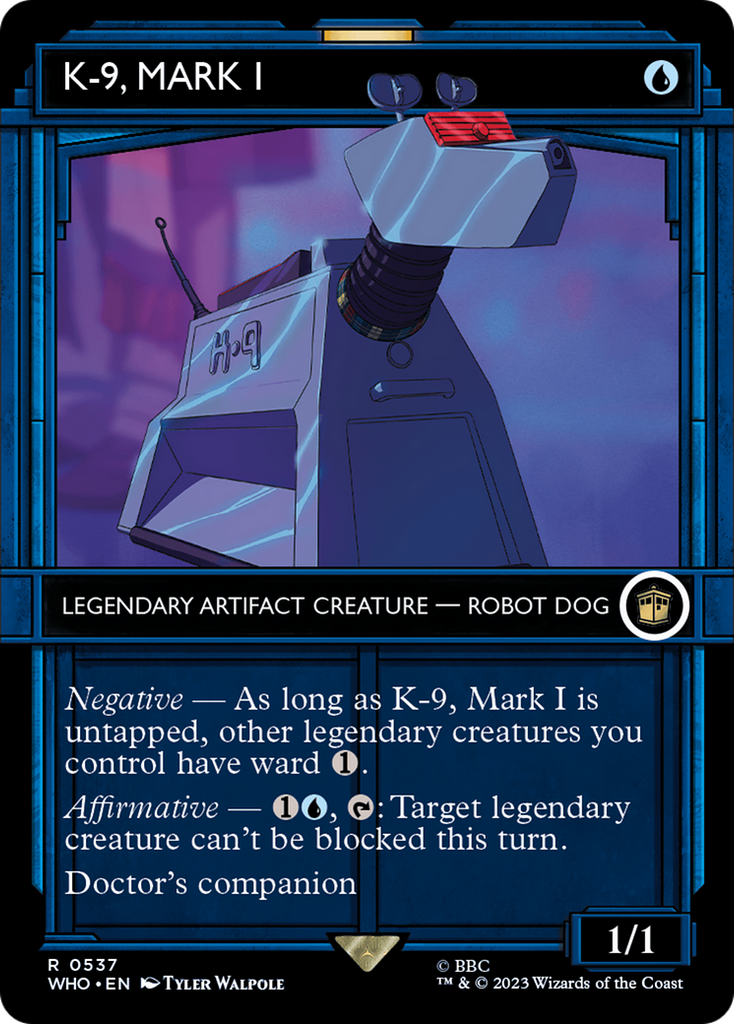 Magic: The Gathering - K-9, Mark I Foil - Doctor Who