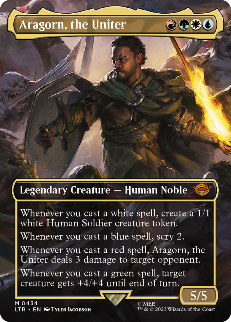 Magic: The Gathering - Aragorn, the Uniter - The Lord of the Rings: Tales of Middle-earth