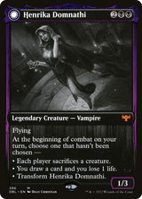 Magic: The Gathering - Henrika Domnathi // Henrika, Infernal Seer - Innistrad: Double Feature