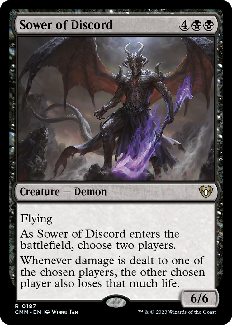 Magic: The Gathering - Sower of Discord Foil - Commander Masters