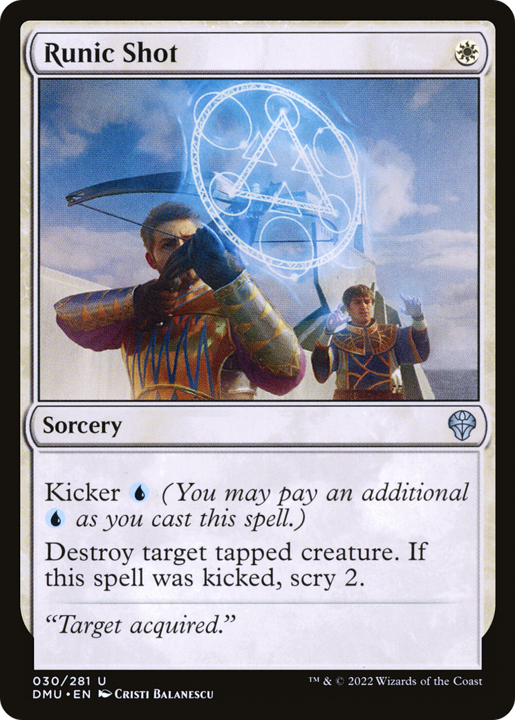 Magic: The Gathering - Runic Shot Foil - Dominaria United