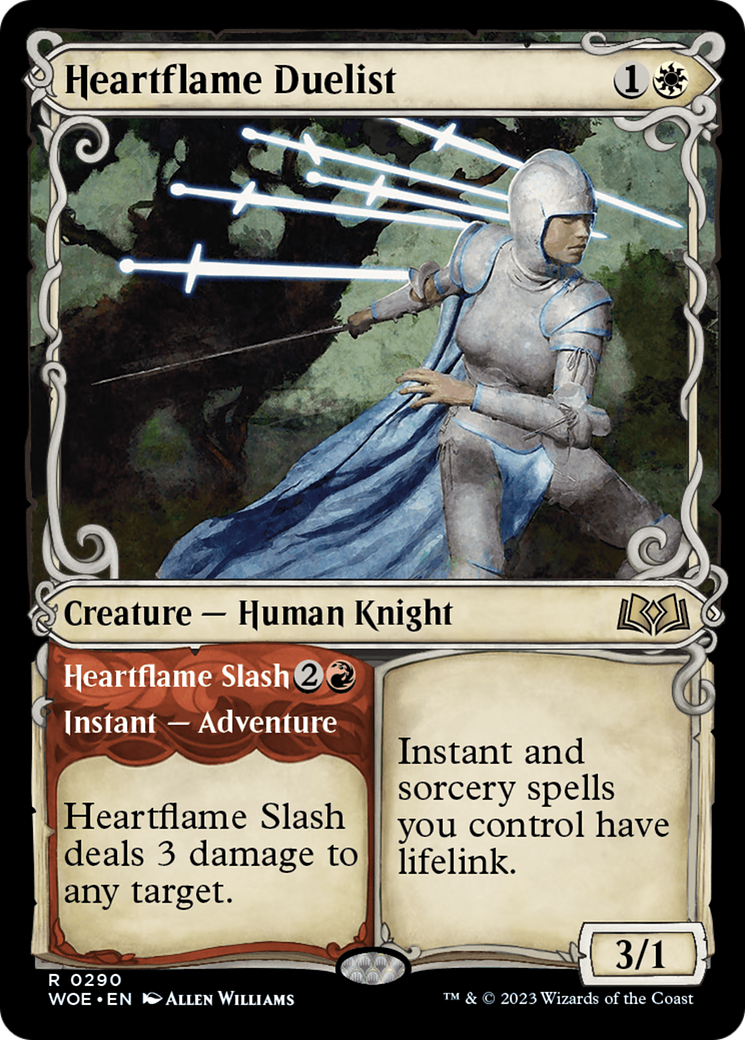 Magic: The Gathering - Heartflame Duelist // Heartflame Slash - Wilds of Eldraine