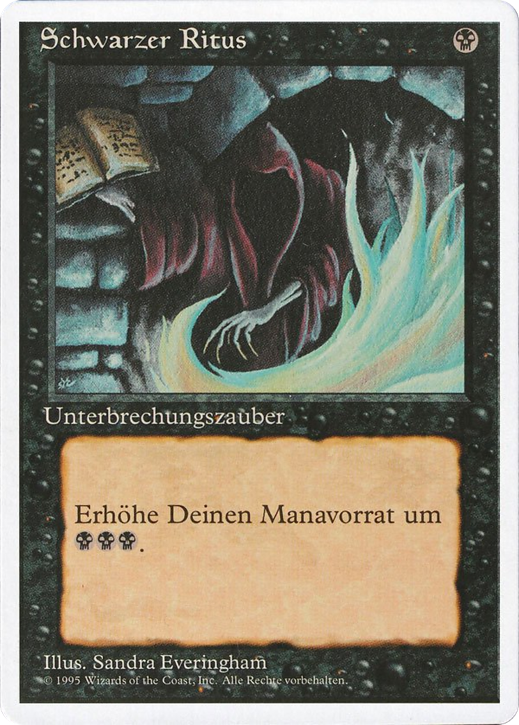 Magic: The Gathering - Schwarzer Ritus - Fourth Edition