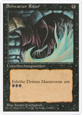 Magic: The Gathering - Schwarzer Ritus - Fourth Edition