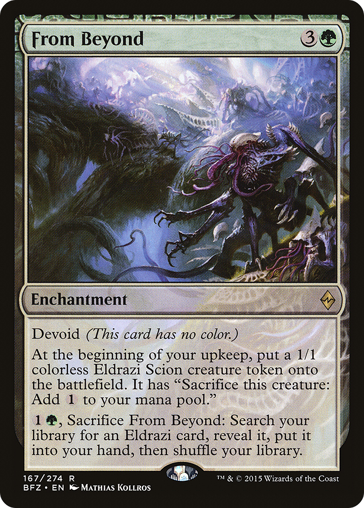 Magic: The Gathering - From Beyond Foil - Battle for Zendikar