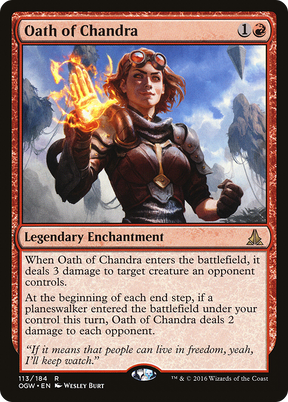 Magic: The Gathering - Oath of Chandra Foil - Oath of the Gatewatch