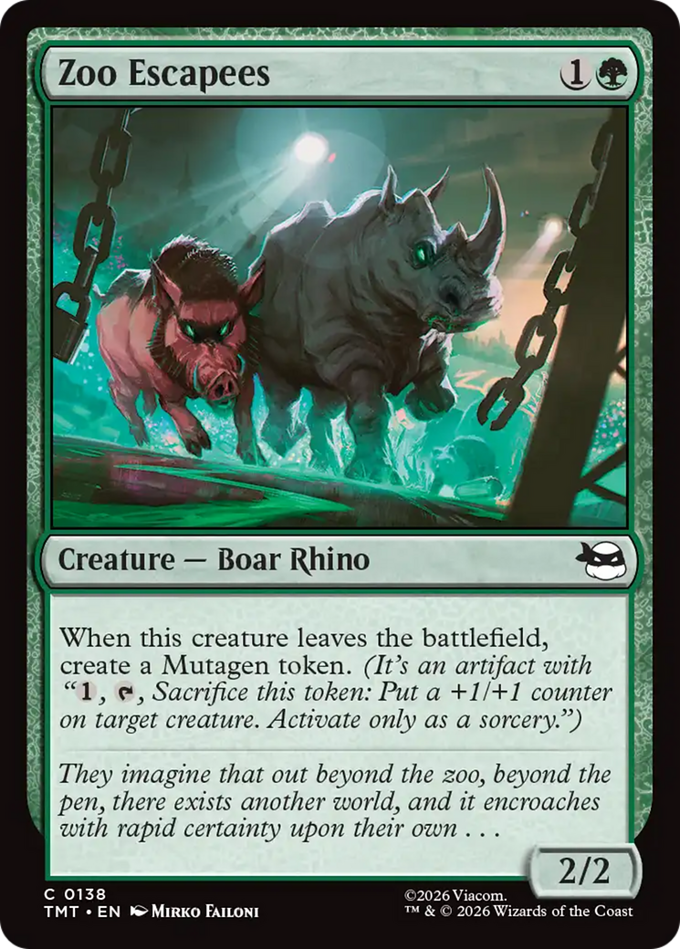 Magic: The Gathering - Zoo Escapees - Teenage Mutant Ninja Turtles