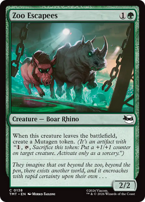 Magic: The Gathering - Zoo Escapees - Teenage Mutant Ninja Turtles