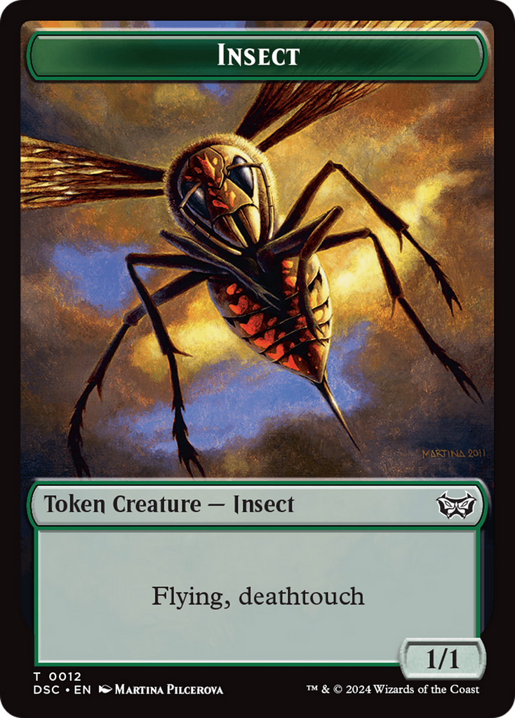 Magic: The Gathering - Insect Token - Duskmourn Commander Tokens