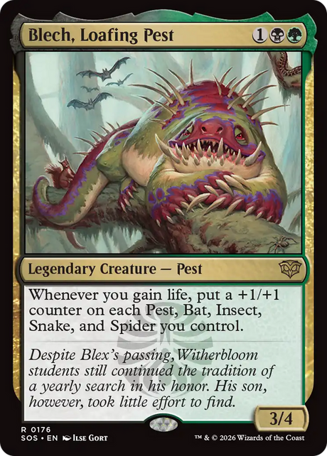 Magic: The Gathering - Blech, Loafing Pest - Secrets of Strixhaven
