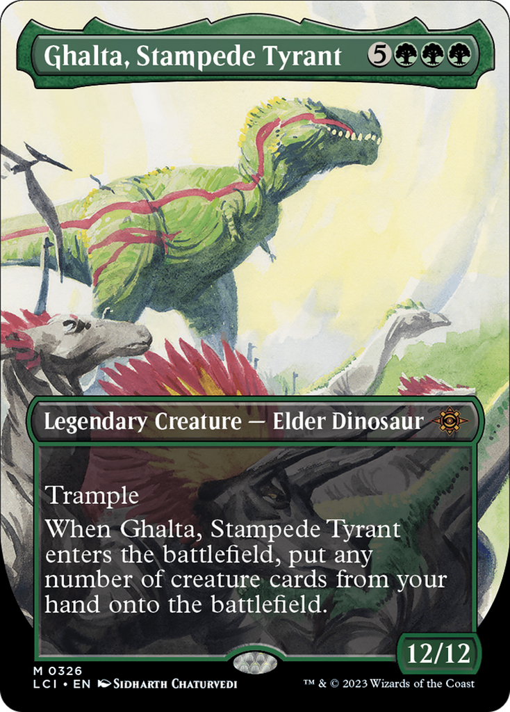 Magic: The Gathering - Ghalta, Stampede Tyrant - The Lost Caverns of Ixalan