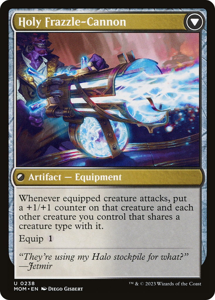 Magic: The Gathering - Invasion of New Capenna // Holy Frazzle-Cannon Foil - March of the Machine