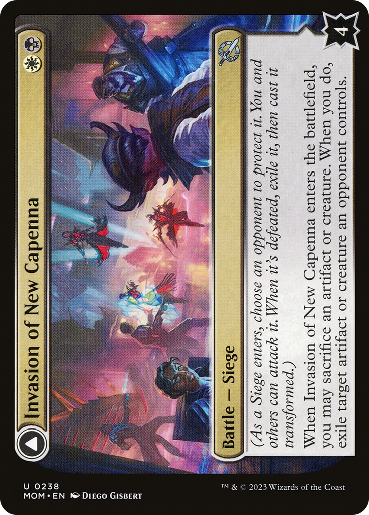 Magic: The Gathering - Invasion of New Capenna // Holy Frazzle-Cannon Foil - March of the Machine