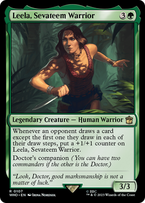 Magic: The Gathering - Leela, Sevateem Warrior - Doctor Who