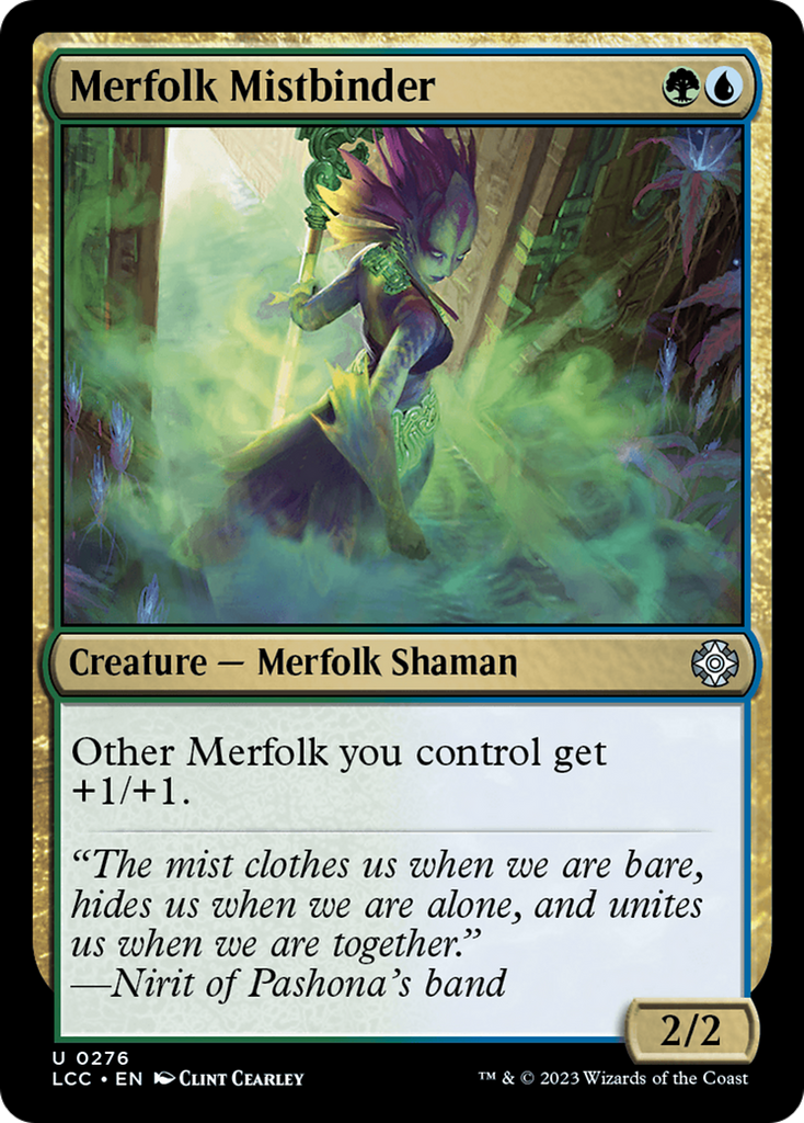 Magic: The Gathering - Merfolk Mistbinder - The Lost Caverns of Ixalan Commander