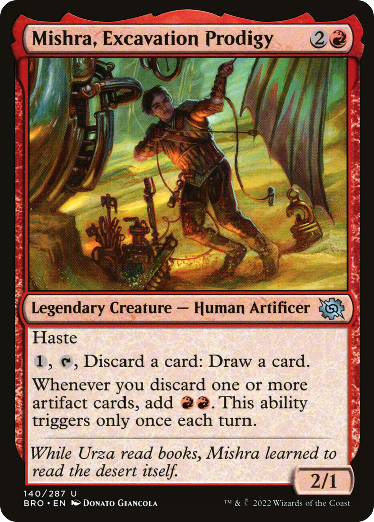 Magic: The Gathering - Mishra, Excavation Prodigy Foil - The Brothers' War