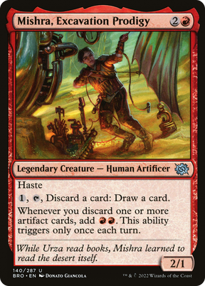 Magic: The Gathering - Mishra, Excavation Prodigy Foil - The Brothers' War